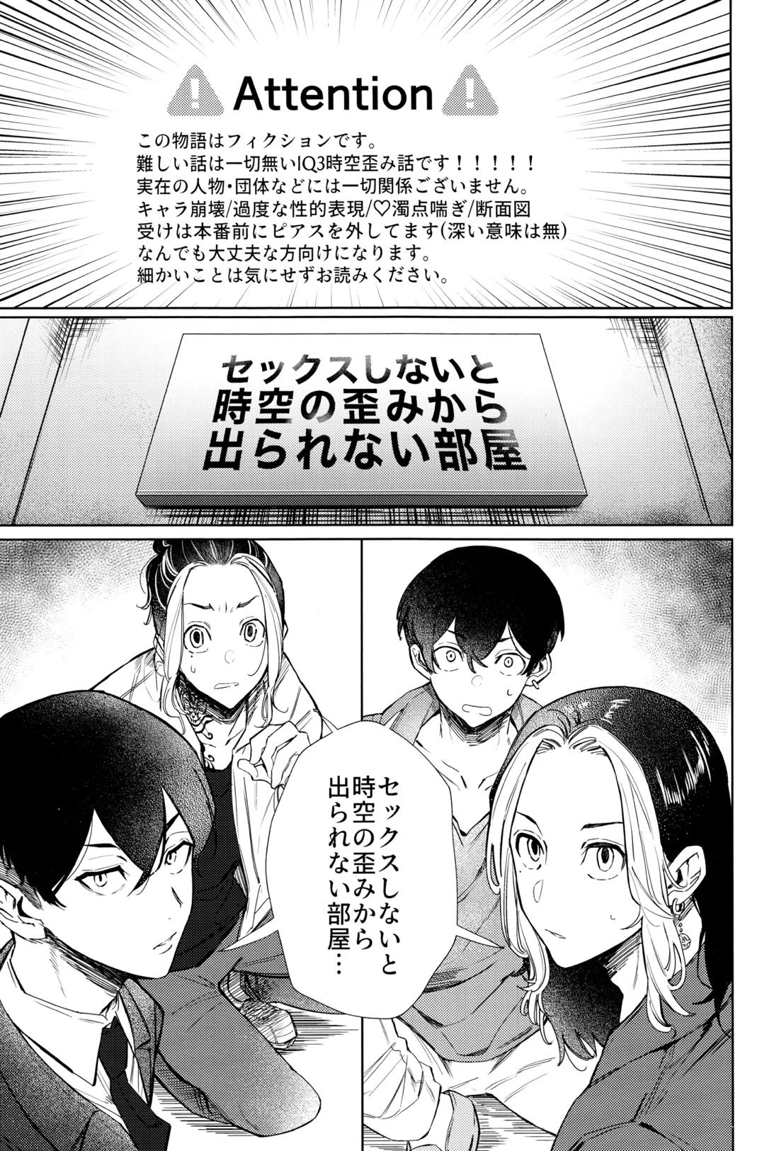 xxxxすれば出られる部屋だけど何故か相手が時空違いだった件 2ページ