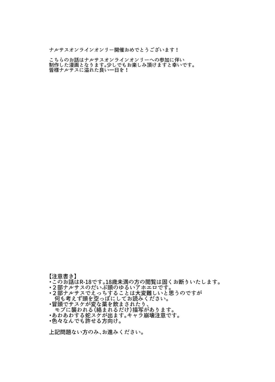 ２部ナルサスのアホエロです。 2ページ