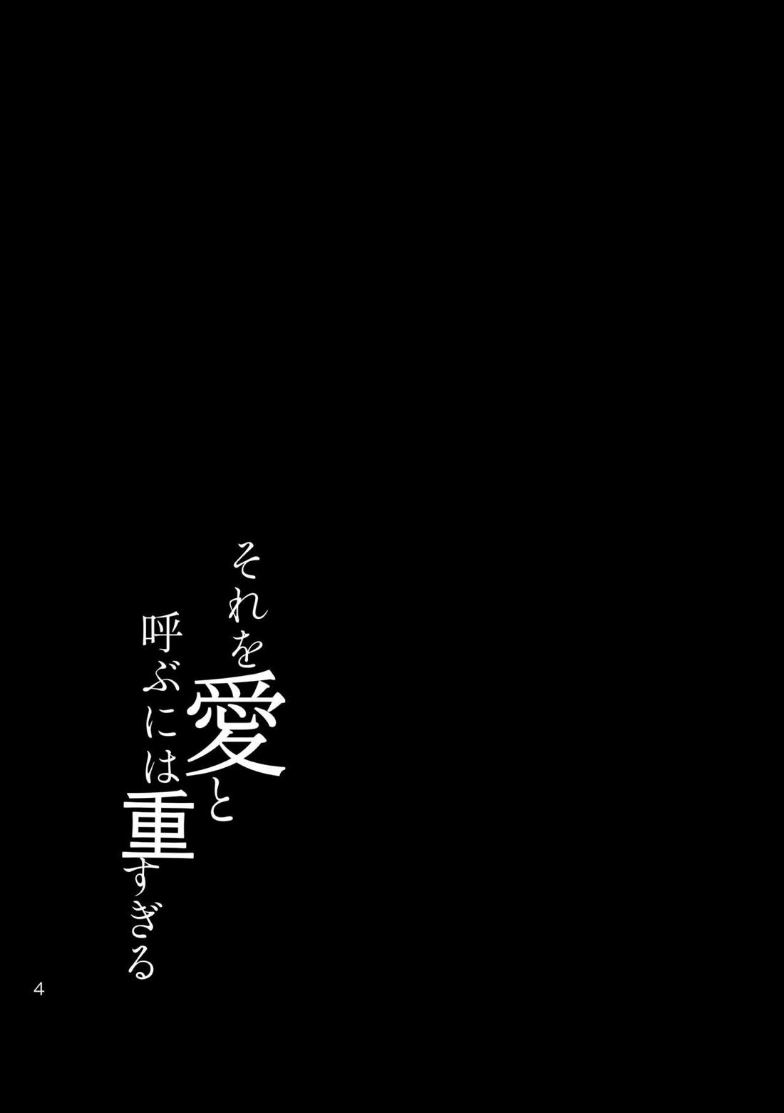 それを愛と呼ぶには重すぎる 3ページ